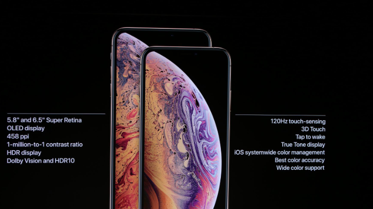 Apple met iPhone en de grotere 6,5-inch Xs Max