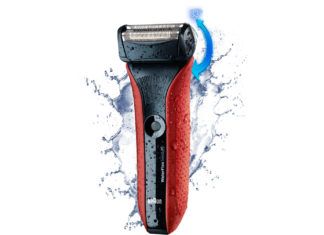 Scheerapparaat voor nat en droog: WaterFlex van Braun Braun WaterFlex scheerapparaat
