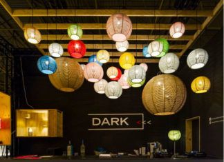 Unieke materialen en mondgeblazen glas bij Dark Dark Interieur 2014