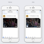 Facebook-app verbetert automatisch je foto’s Facebook app Automatisch verbeteren van foto's