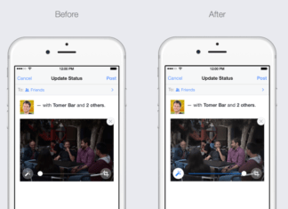 Facebook-app verbetert automatisch je foto’s Facebook app Automatisch verbeteren van foto's