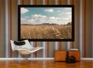 Hoe kies je een projectiescherm? Kingpin Screens Velvet spanscherm