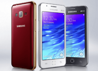 Samsung stelt eerste Tizen-smartphone voor Samsung Z1 Tizen smartphone