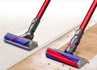 Test: de Dyson V6 steelstofzuiger met atypische borstel Dyson V6 steelstofzuiger