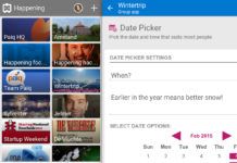 Application du mois: Happening