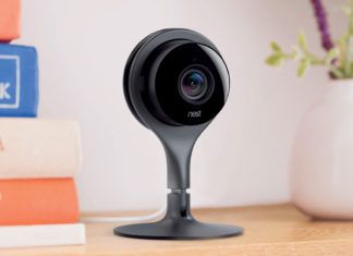 Nest met slimme beveiligingscamera Cam