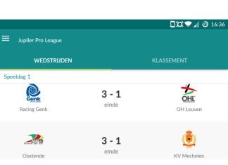 App van de maand: Sporza Voetbal