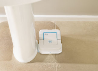 Kleine dweilrobot voor keukens en badkamers iRobot Braava jet dweilrobot