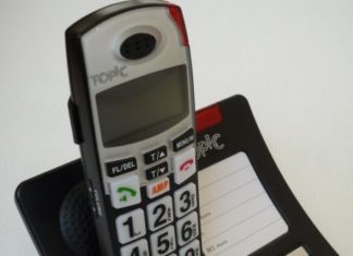 Dect-telefoon met extra grote toetsen bij Audility