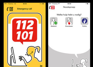 Belgische hulpdiensten bereikbaar via eigen app, App112 app112