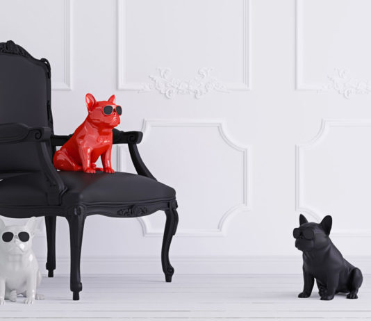 Haut-parleur sans fil représentant un bouledogue français Jarre AeroBull XS