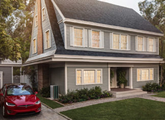 Tesla Solar Roof: alles wat je moet weten over deze zonnedakpannen Tesla Solar Roof dakpan gestructureerd