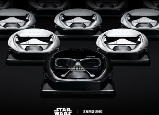 Video: Robotstofzuiger Samsung in Star Wars-thema star wars robotstofzuiger Samsung