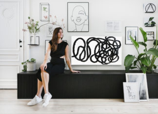 Anouk Taeymans maakt drie interieurstijlen voor Samsung-televisie The Frame Samsung The Frame 2018