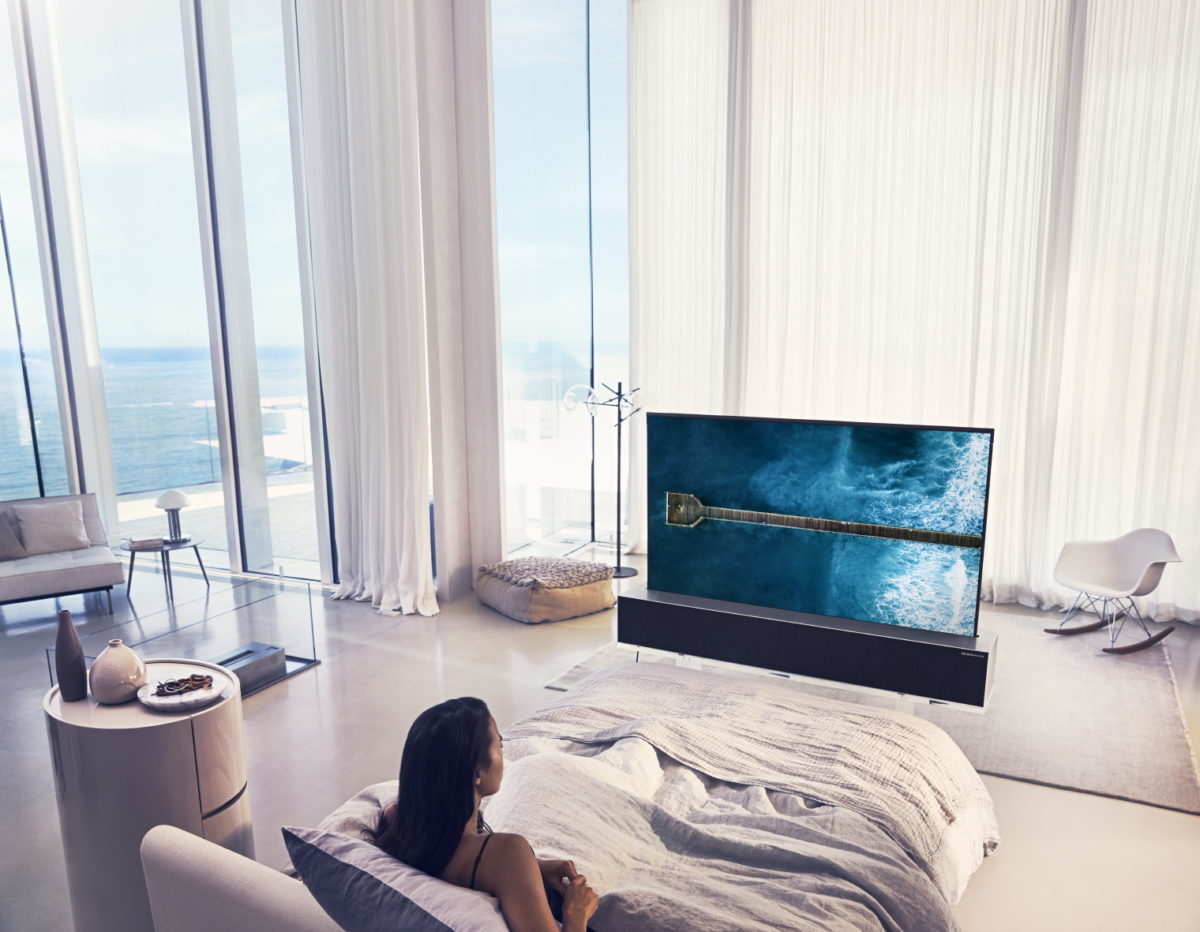 sterk duif Slaapkamer Het is zover: oprolbare televisie LG gaat dit jaar in de verkoop