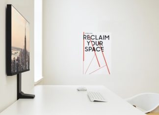 Space monitor van Samsung ideaal voor een schone werkplek