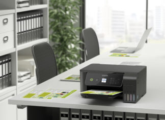 Nieuwe EcoTank-printers Epson compacter en makkelijker bij te vullen Epson ET-2756 printer EcoTank