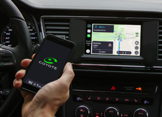 Coyote-dienst nu beschikbaar via Apple CarPlay
