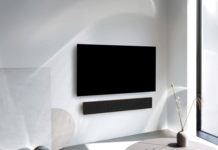 Bang & Olufsen met eerste soundbar – en die ziet er meteen goed uit Bang & Olufsen Beosound Stage