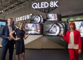 Samsung met kleinste 8K tv tot op heden