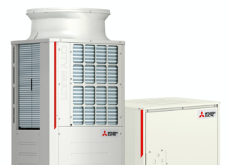 Hybride VRF-systeem van Mitsubishi Electric uitgebreid met Y-serie Mitsubishi Hybrid HVRF Y systeem