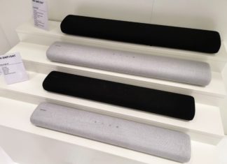 Nieuwe soundbars Samsung met Kvadrat-textiel en hoornluidsprekers Samsung S Series soundbar