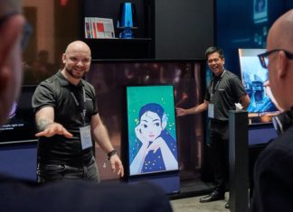 Kantelbare Sero televisie van Samsung komt naar Europa