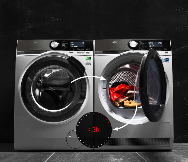perfecte paar: de AEG wasmachine en droogkast