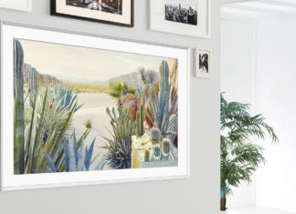 Samsung maakt designtelevisie The Frame in 2021 dunner