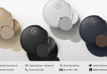 Nieuwe Yamaha TW-E7B True Wireless-oordopjes leveren True Sound met grote driver van 10 mm en akoestisch ontworpen behuizing