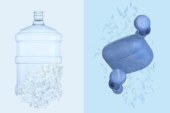 Sony LinkBuds S Oceaan Blauw: Oordopjes gemaakt van plastic waterdispensers