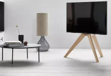 Plaats je TV waar je wilt met de NEXT OP vloerstandaard van Vogel’s