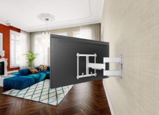 Ultraslanke tv muurbeugels voor grote premium tv’s van Vogel’s