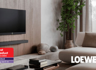 Loewe klang bar3 mr ontvangt EISA Award Beste Soundbar 2023-2024