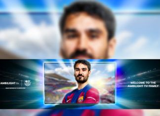 FC Barcelona Voetbalsuperster Ilkay Gündogan wordt het nieuwste lid van de Ambilight TV-club
