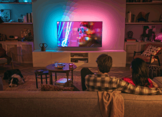 Philips Ambiscape laat het Ambilight-effect verder de kamer in stralen