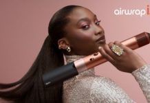 Dyson haarstyling in warme limited Amber Silk — feestelijke styling voor de eindejaarsperiode